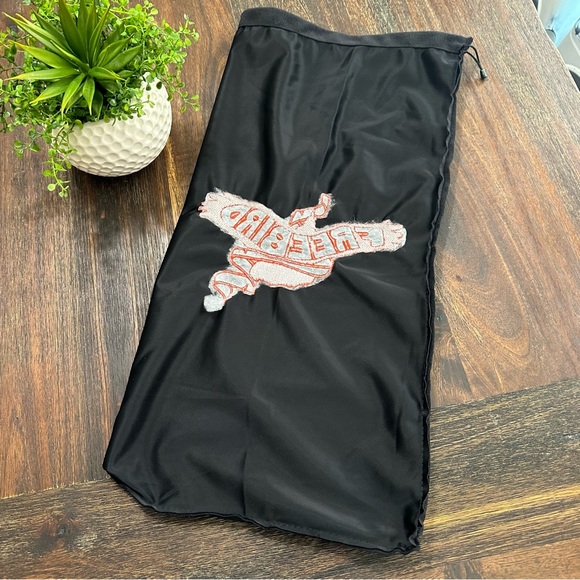 Freebird black dust bag with red orange brand logo 12x23 - Picture 7 of 8